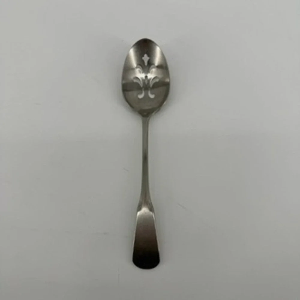 Oneida Royal Prestige Slotted Serving Spoon Stainless Steel Pierced 8.5 Inch